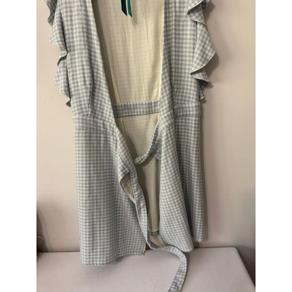 MAJORELLE TEDDY DRESS BABY BLUE CHECK medium - Picture 5 of 8